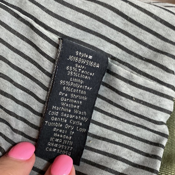 Sanctuary three-quarter length, hooded spring jacket with zip and snap closure. - Picture 8 of 8